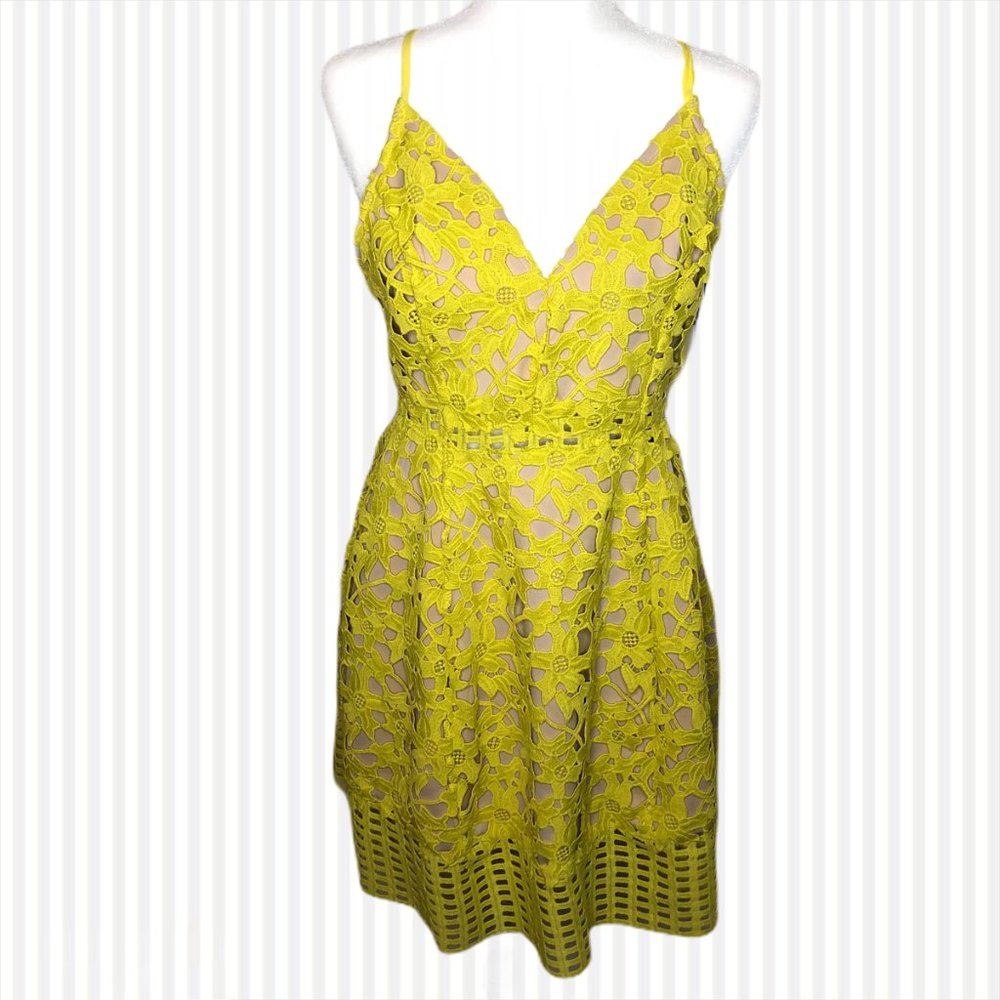Lovers + Friends Yellow Bellini Dress